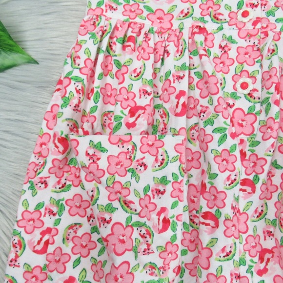 Basic Editions Floral & Watermelon Romper 10/12 - Picture 9 of 12